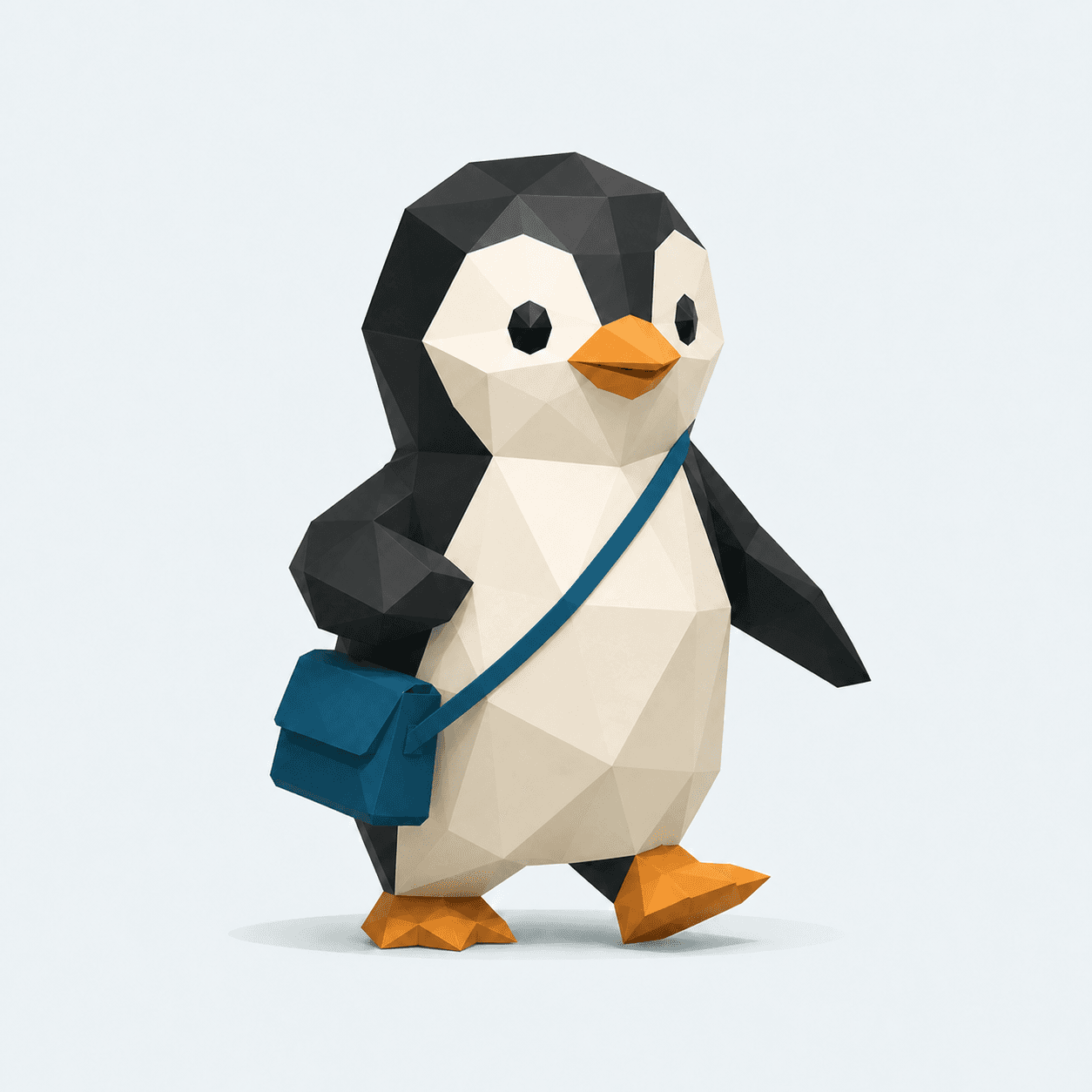 ペンギンの全身イラスト